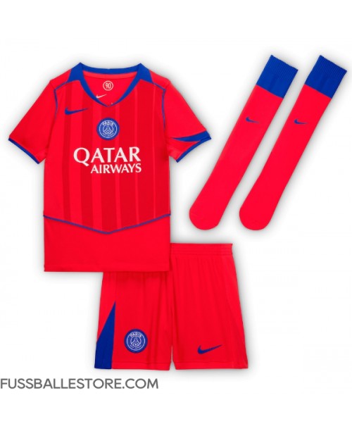 Günstige Paris Saint-Germain Khvicha Kvaratskhelia #7 3rd trikot Kinder 2025-26 Kurzarm (+ Kurze Hosen)